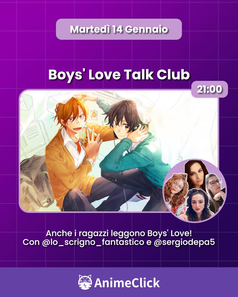 AnimeClick su Twitch: programma dal 13 al 19 gennaio AnimeClick su Twitch: programma dal 13 al 19 gennaio